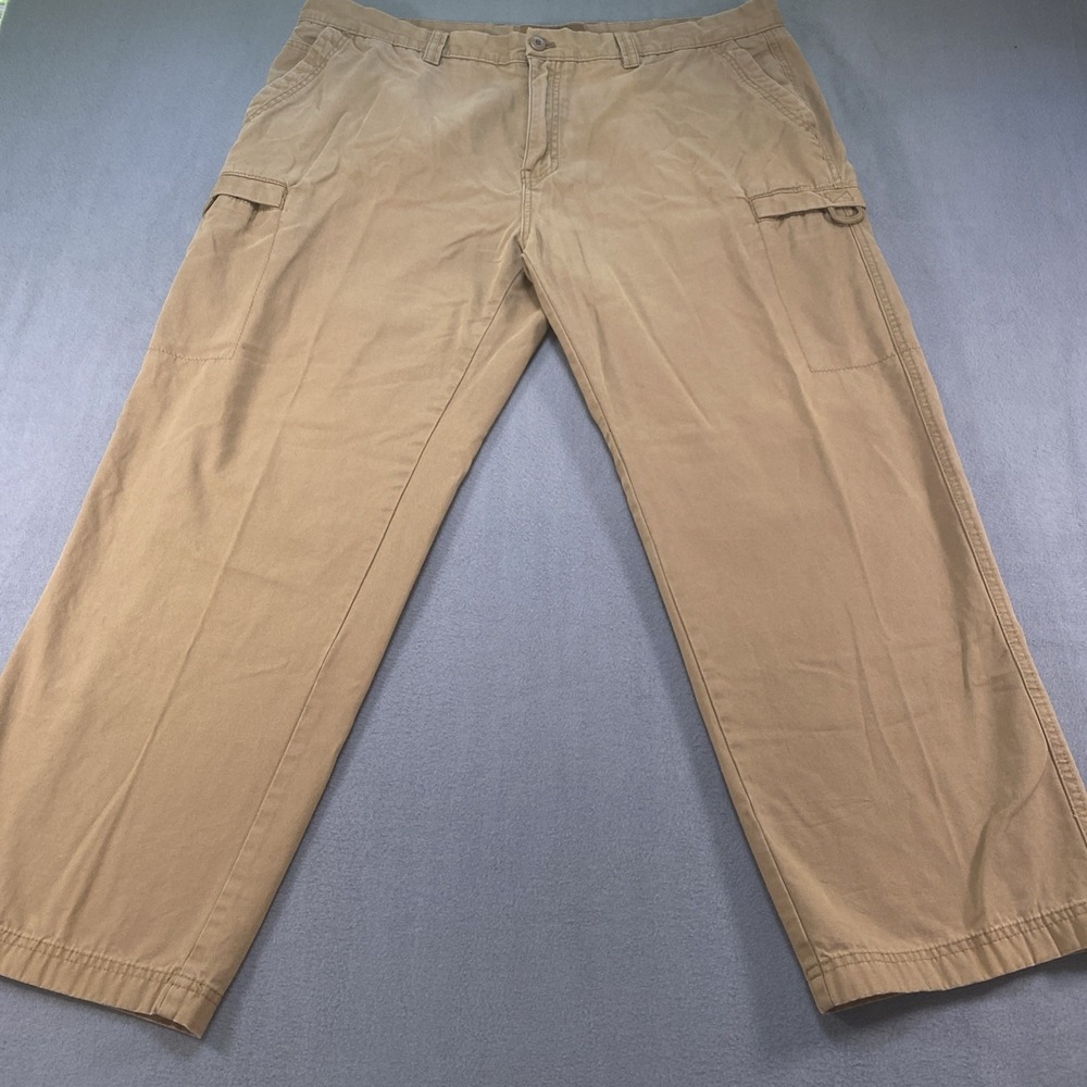 Clear‎ Water Outfitters Mens Pants Cargo Brown Khaki 7 Pockets 42x30